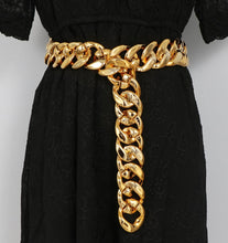 Load image into Gallery viewer, Fat Gold Chain-Belt
