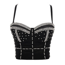Load image into Gallery viewer, Sexy Corset Rhinestone Top Bustier Summer 2022
