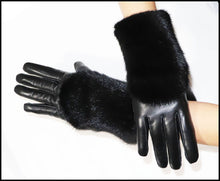 Load image into Gallery viewer, Sheepskin Mink Fur Gloves
