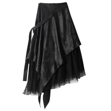 Load image into Gallery viewer, New Autumn Faux Leather Skirt
