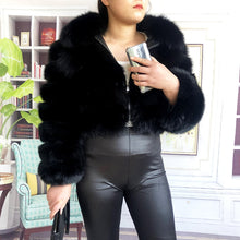 Load image into Gallery viewer, No Problems-Real Fox Fur Jacket
