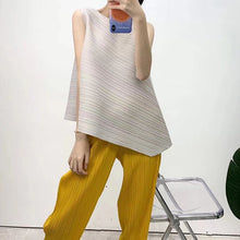 Load image into Gallery viewer, Miyake Designer Pleated Top Classic New Fashion
