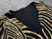 Load image into Gallery viewer, New Gold Sequin Evening Party Dress
