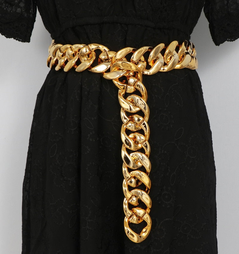 Fat Gold Chain-Belt