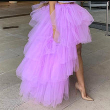 Load image into Gallery viewer, Lavender High Low Tulle Skirts
