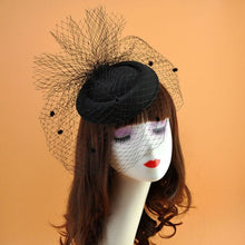 Load image into Gallery viewer, Topper Mesh Fishnet Veil Hair Accessory
