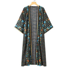 Load image into Gallery viewer, Bohemian Floral Printed Shirt/Kimono Summer Beach Cardigan
