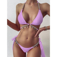 Load image into Gallery viewer, Diamond Halter Bikini
