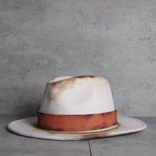 Load image into Gallery viewer, 100% Wool Distressed Fedora
