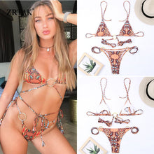 Load image into Gallery viewer, Sexy Triangle Adjust Bikini Set
