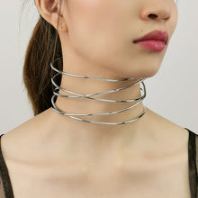 Load image into Gallery viewer, Wire Choker Necklaces Summer 2022

