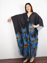 Load image into Gallery viewer, New Beach Maxi Dress Print Robe
