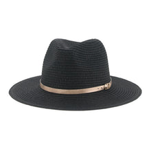 Load image into Gallery viewer, Summer Big Brim Adjustable Khaki Camel Sun Hat
