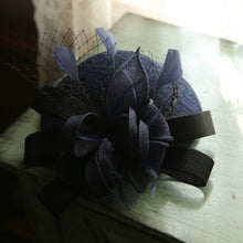 Load image into Gallery viewer, Veil Fascinator Hat Cocktail Wedding Church Headpiece kentucky
