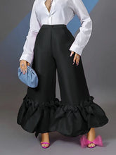 Load image into Gallery viewer, Shiny Bell Bottom Trousers 4XL
